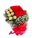 Caja De Rosas Rojas