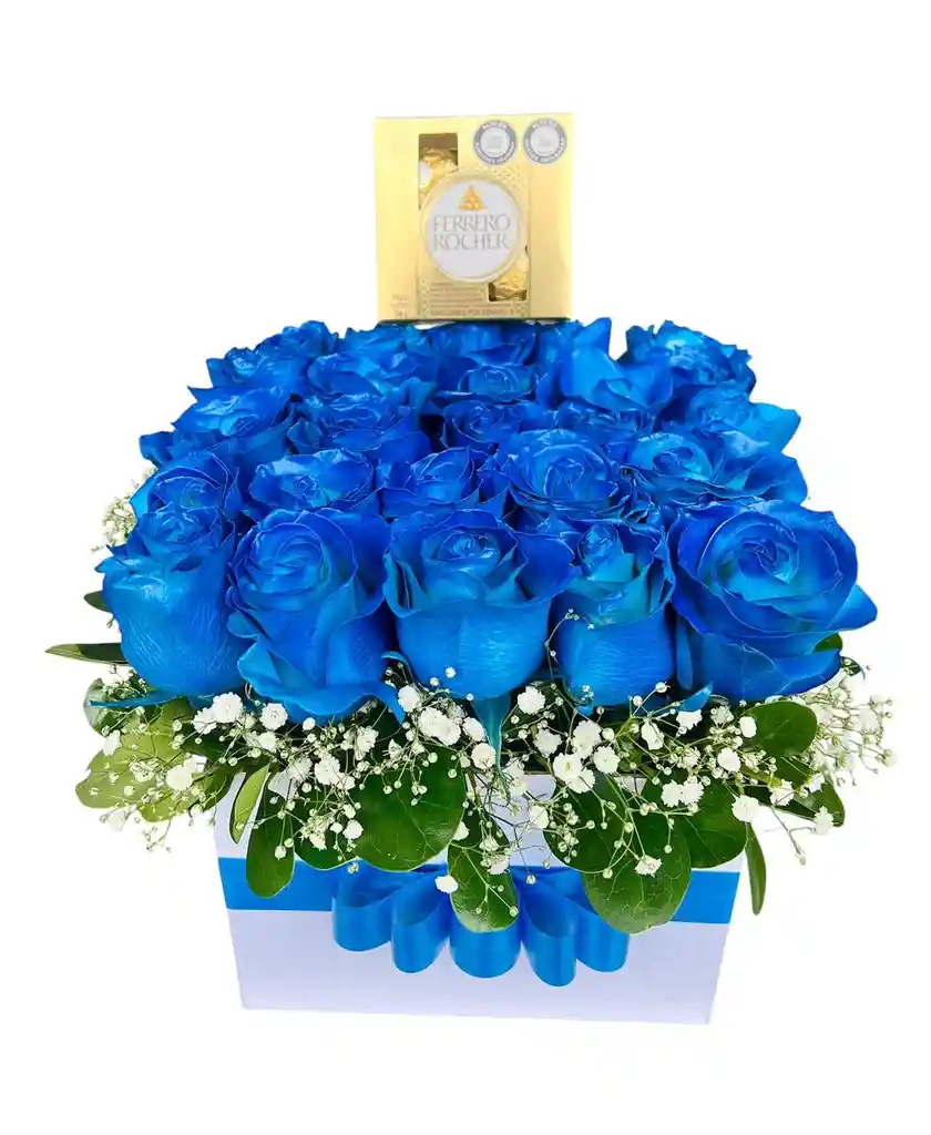 Caja De Rosas Blue