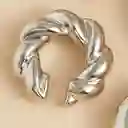Earcuff Enrrolado Plateado