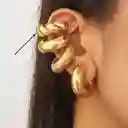 Earcuff Enrrolado Dorado