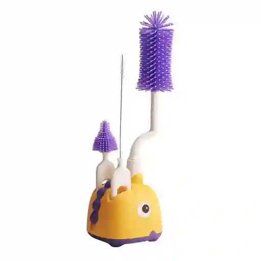 Kit De Cepillos Para Biberones Y Tetinas Morado