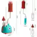 Kit De Cepillos Para Biberones Y Tetinas Rojo