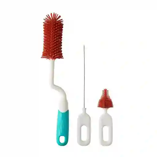 Kit De Cepillos Para Biberones Y Tetinas Rojo