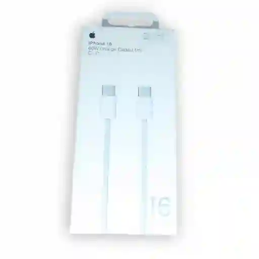 Cable De Carga Apple Tipo C A Tipo C 60w Trenzado 1 Metro