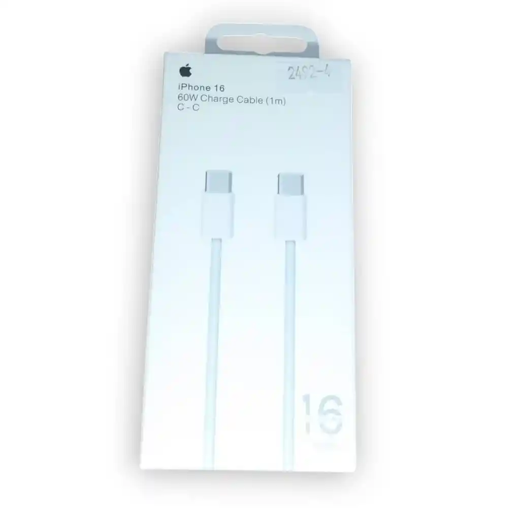 Cable De Carga Apple Tipo C A Tipo C 60w Trenzado 1 Metro