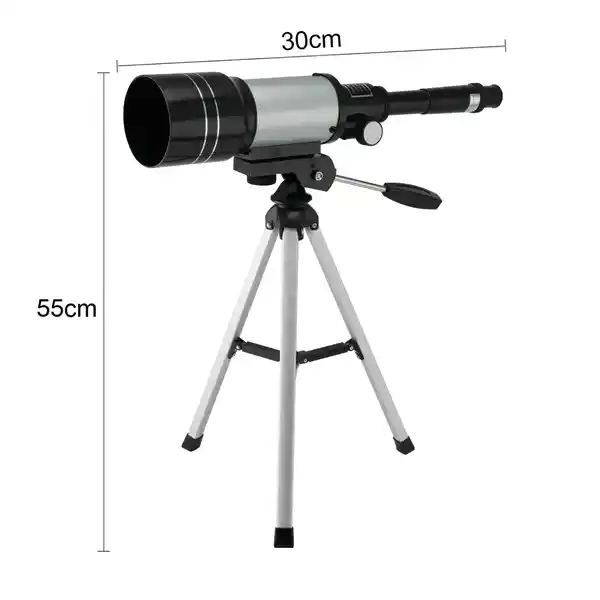 Telescopio Astronómico Terrestre Monocular 150x Niño Color Blanco 30070