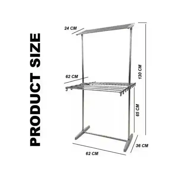 Tendedero De Ropa Plegable Multifuncional Resistente