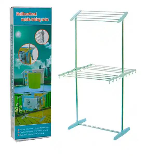 Tendedero De Ropa Plegable Multifuncional Resistente