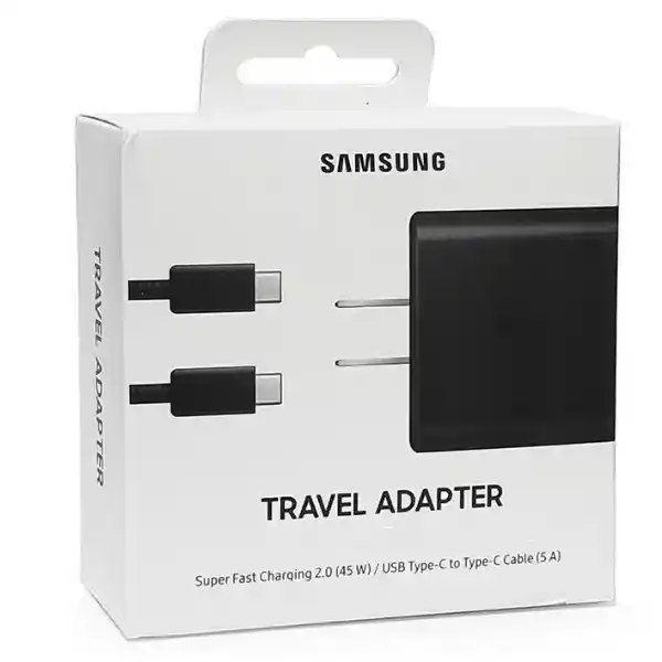 Cargador Samsung 45w Carga Rápida Tipo C Certificado
