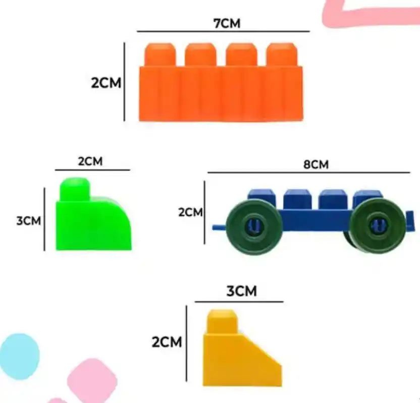 Juego Silla Didáctica Con Bloques De Construcción