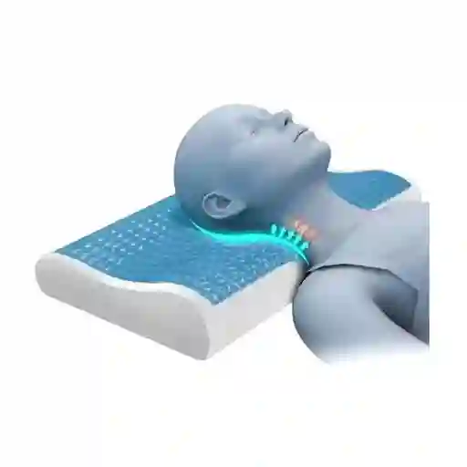 Almohada Ortopédica Pillow Cervical Memory Con Gel