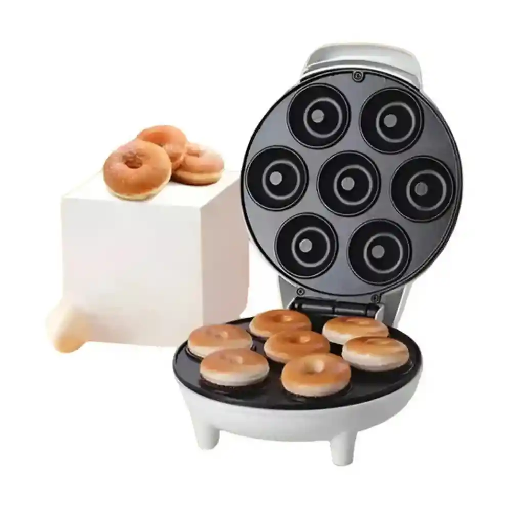 Máquina Donera 7 Mini Donas Antiadherente Repostería Orvica