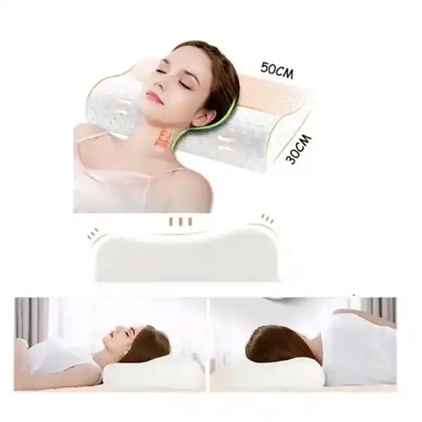 Almohada Memory Pillow Ortopédica Indeformable Con Aloe Vera