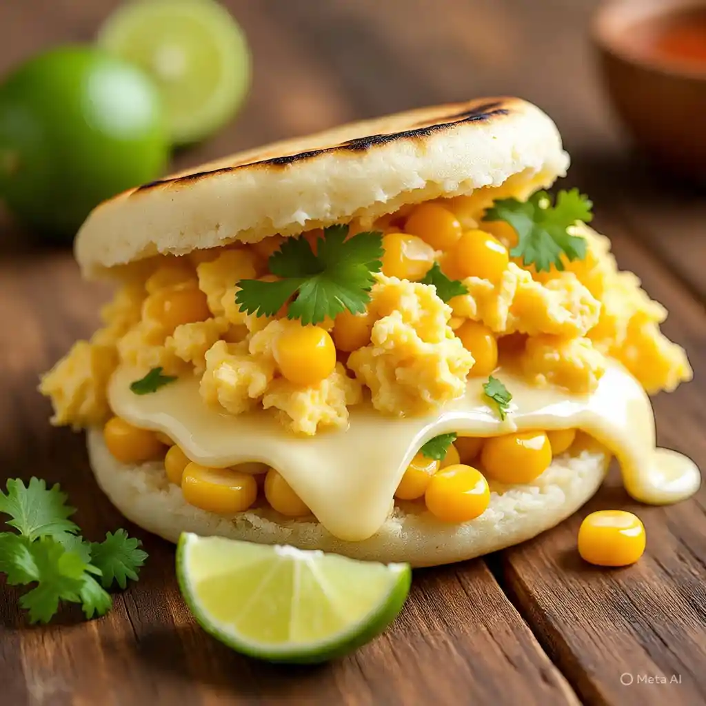 Arepa Con Huevo Y Mazorca