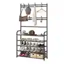 Perchero Armable Multifuncional Organizador De Ropa Y Zapatos 4 Niveles