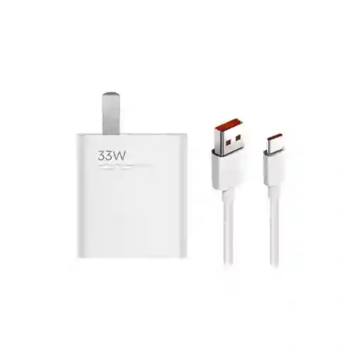 Cargador Xiaomi 33w Tipo C – Carga Rápida Y Segura