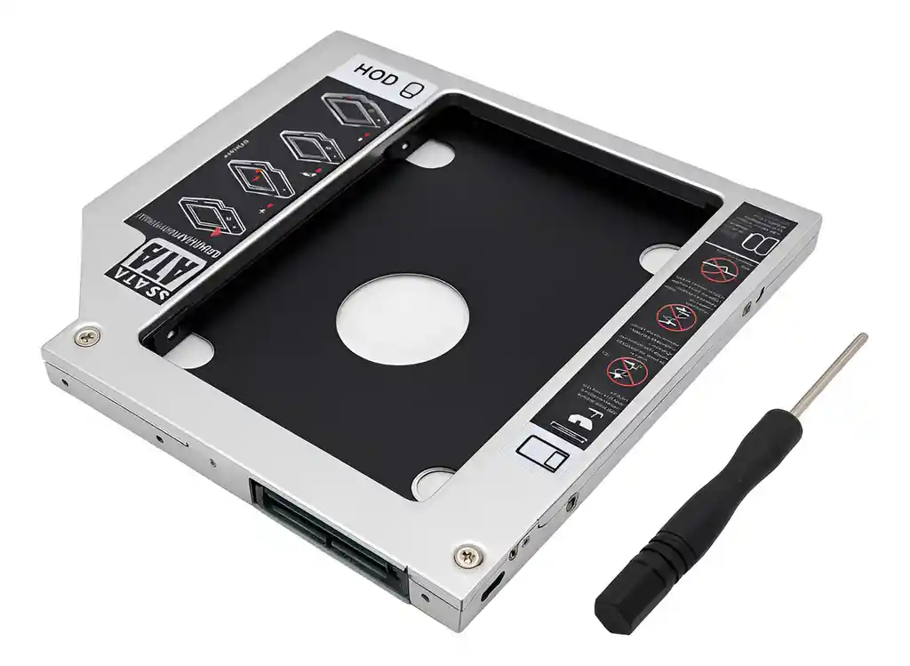 Mac Caddy Hdd Disco Duro O Portatil Sata 9.5m + Atornillador