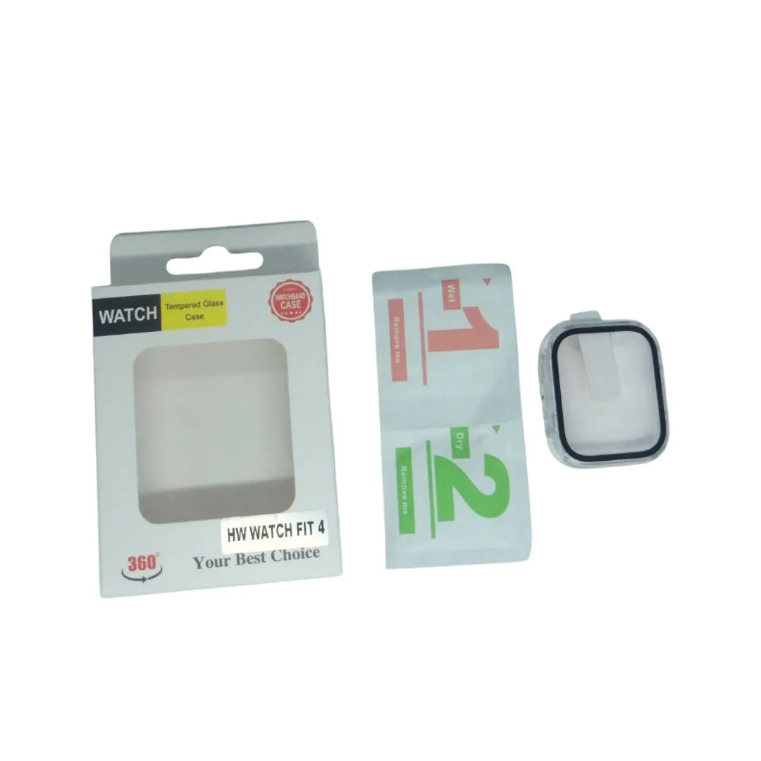 Funda + Vidrio Templado Transparente Para Huawei Watch Fit 4