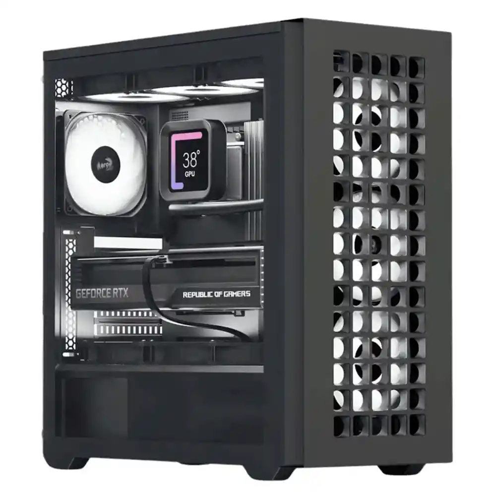 Caja Atx Aerocool D502a (negro)