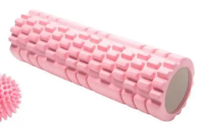 Rodillo De Espuma Texturizado Para Yoga Y Masajes