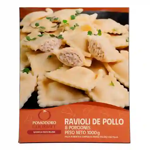 Pomodoro Gourmet Raviolis Rellenos De Pollo 1 Kg
