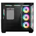 Caja Atx Iceberg Crystal Cube S Argb (negro)