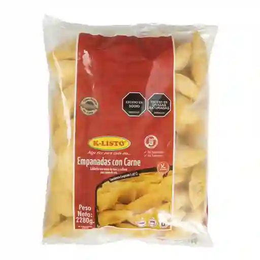 K-listo Empanada Con Carne 60 Unidades / 38 G