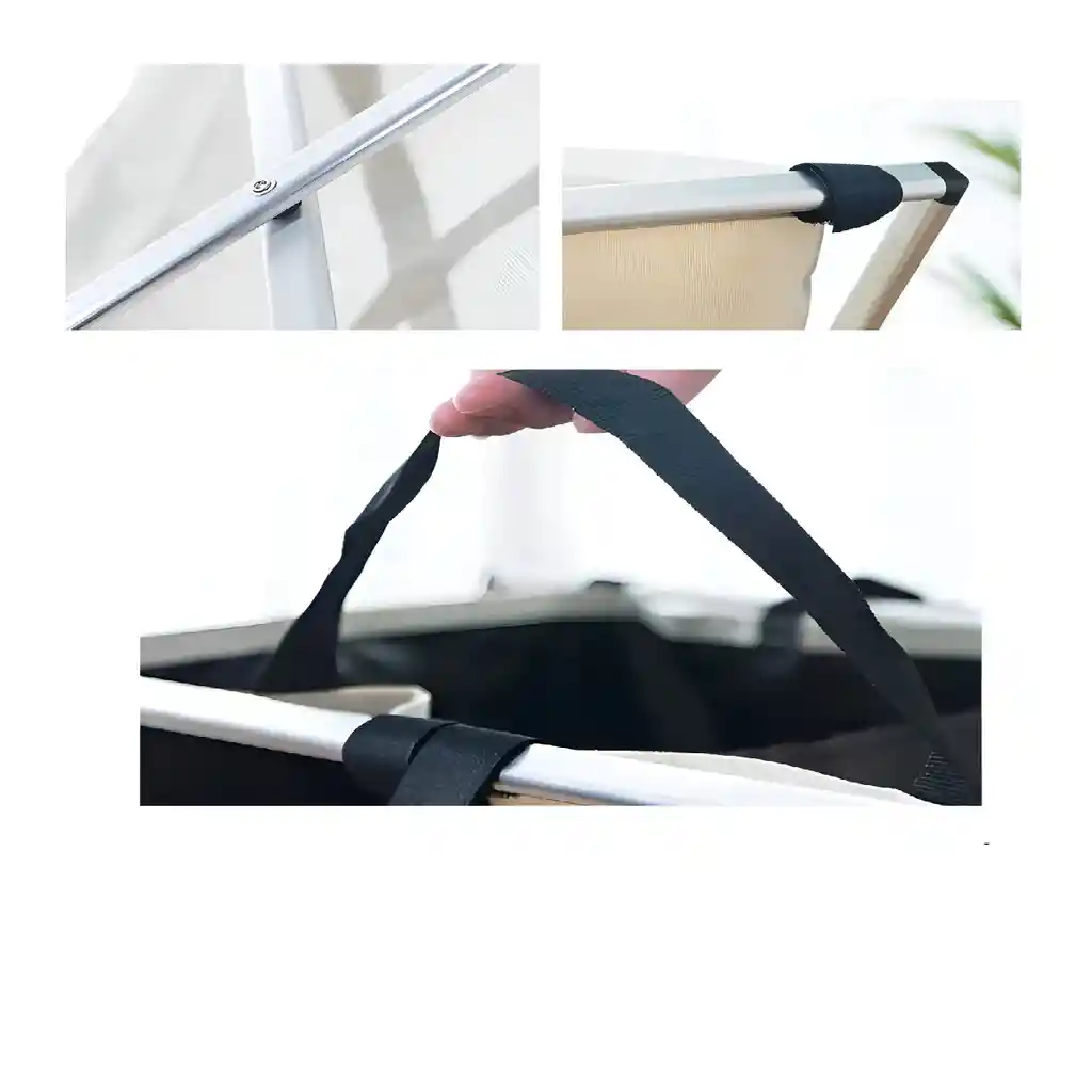 Cesto Triple Plegable Para Ropa Sucia