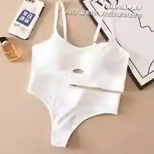 Conjunto De Sujetador Y Bragas Hilo Talla S/m
