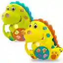 Mini Piano Para Niños Juguete Diseño Dinosaurio Amarillo