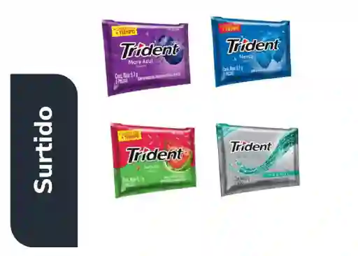Chicle Trident X3 Sabores Surtidos