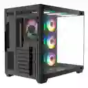 Caja Atx Iceberg Crystal Cube S Argb (negro)