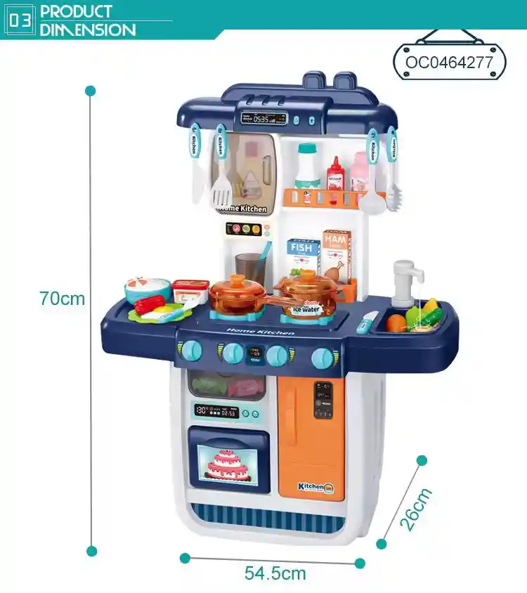 Cocina Didáctica Para Niños Con Accesorios