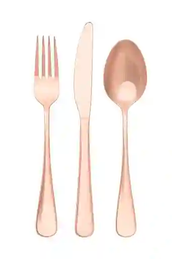 Cubiertos Reutilizables Rose Gold