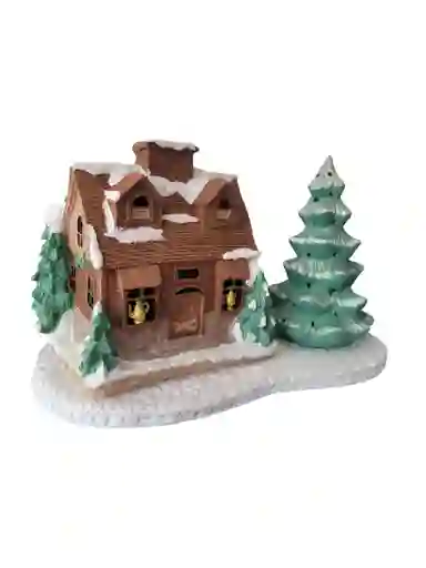 Villa Navidad (cabaña + Árbol)