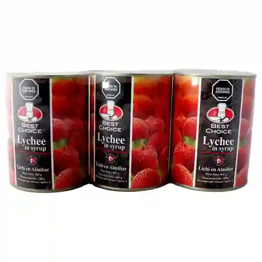 Best Choice Lychees En Almíbar 3 Unidades / 240 G
