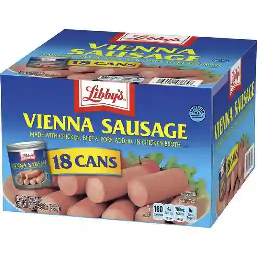 Libby's Salchichas Vienna 18 Unidades / 130 G