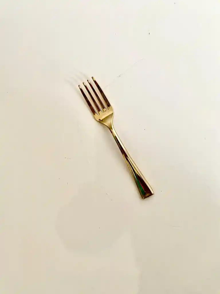 Tenedor Mini Dorado