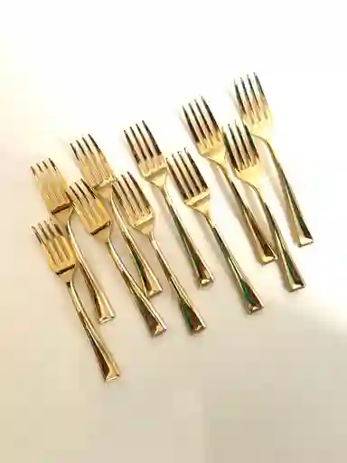 Tenedor Mini Dorado