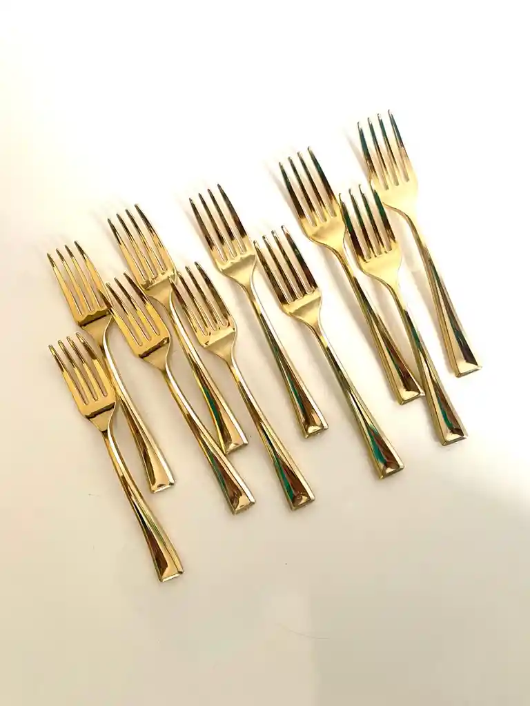 Tenedor Mini Dorado