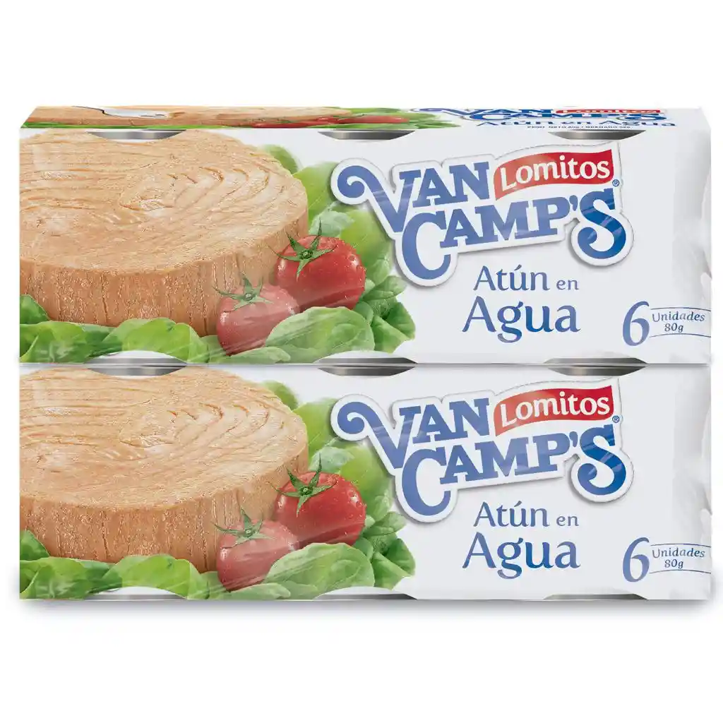 Van Camps Atún En Agua 12 Unidades / 80 G