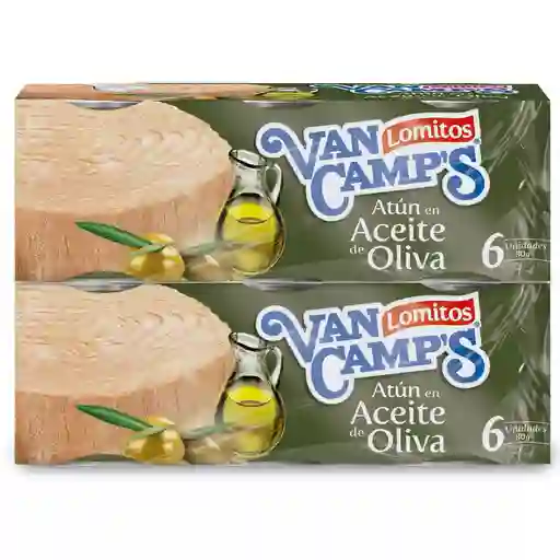 Van Camps Lomos De Atún En Aceite De Oliva 12 Unidades