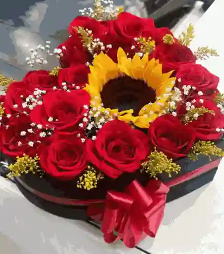 Rosas En Corazon