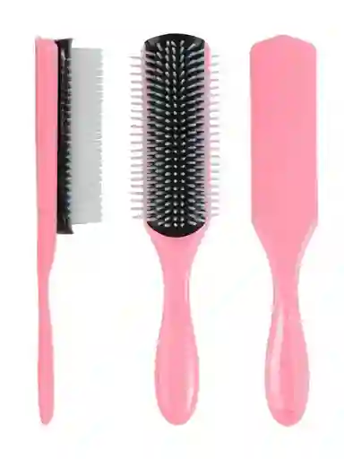 Cepillo Definidor 7 Hileras Pelo Cabello Rizado Ondulado