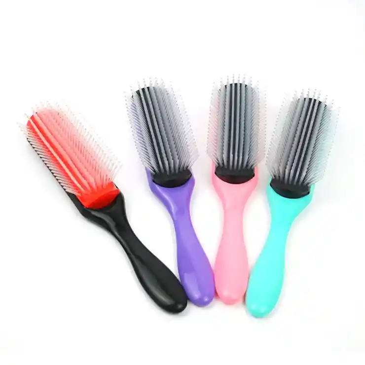 Cepillo Definidor 7 Hileras Pelo Cabello Rizado Ondulado