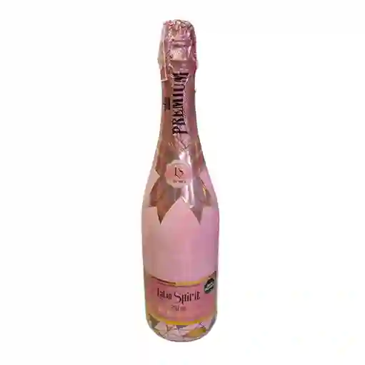 Vino Sin Alcohol Gasificada Latin Spirit Rosado 750ml
