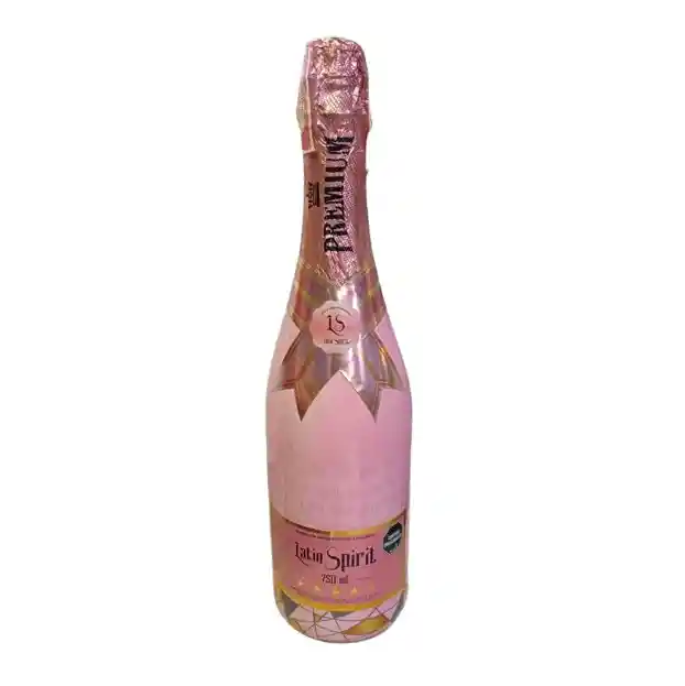 Vino Sin Alcohol Gasificada Latin Spirit Rosado 750ml