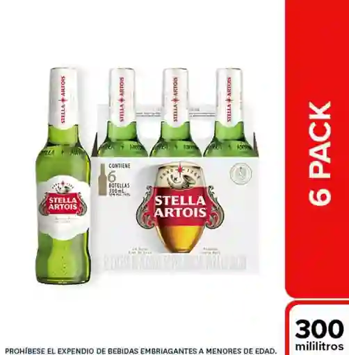 Cerveza Stella Artois Botella 300 Ml