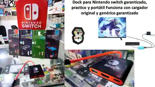 Dock Nintendo Switch Compacto Portatil