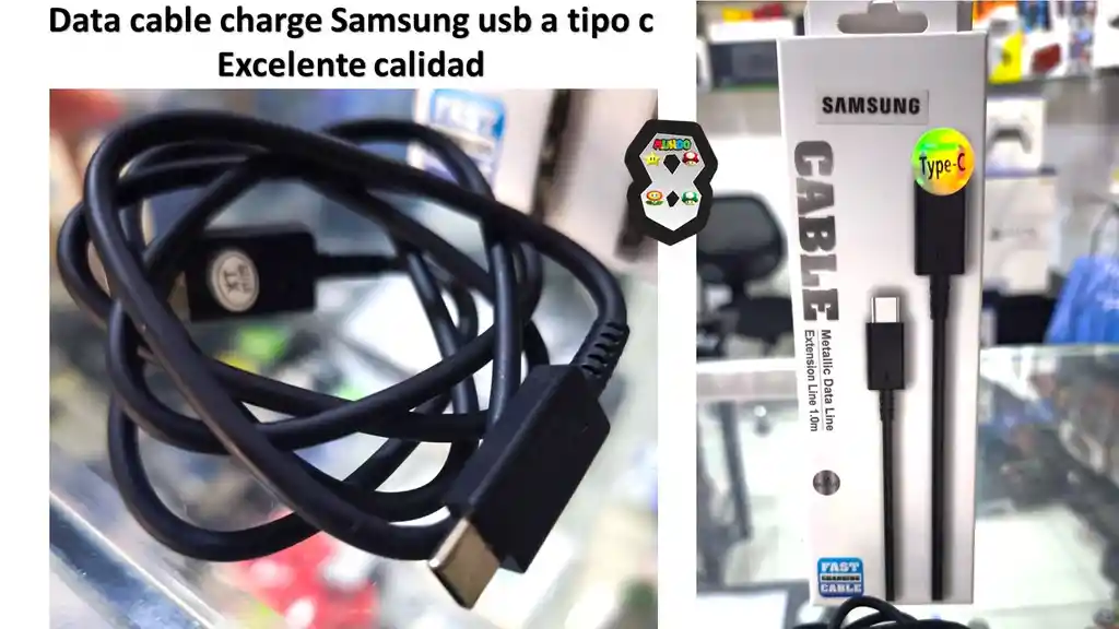 Cable Carga Data Samsung Tipo C A Tipo C
